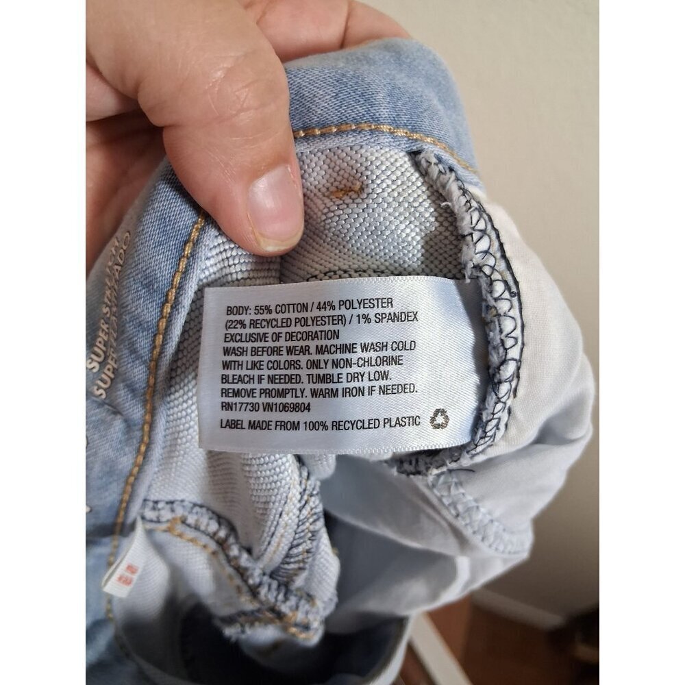 NWT Cat & Jack Denim Blue Jeans Skinny Light Wash Size 4T - Picture 6 of 7
